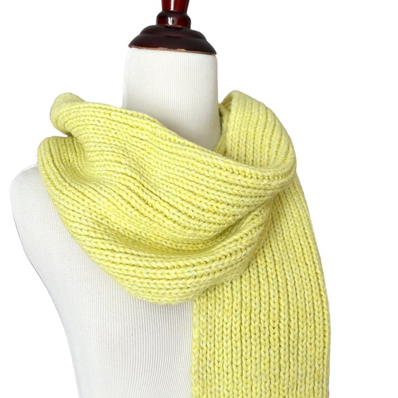 NWT Old Navy Bright Yellow Scarf Glove Hat Set - Picture 6 of 8